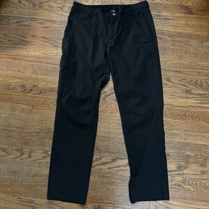 Patagonia Women's Black Straight Leg Sidesend Pants 10 EUC
